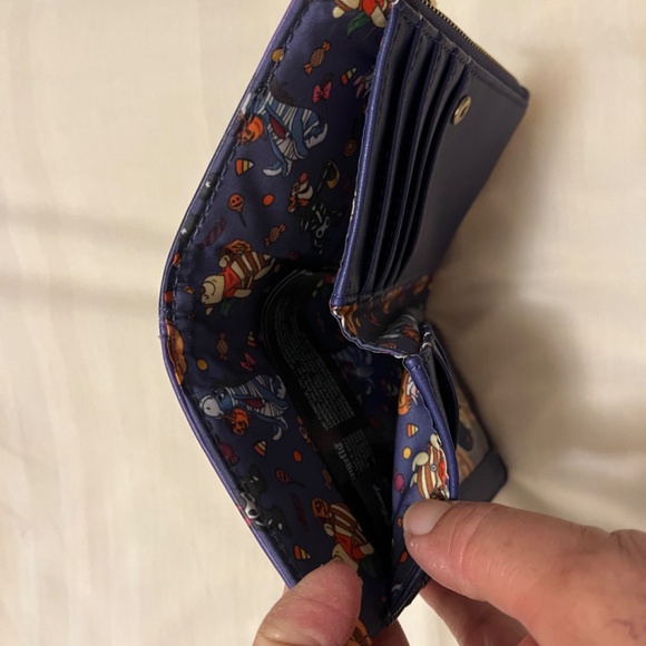 Loungefly Disney Winnie The Pooh Halloween Costume Trick or Treat Flap Wallet - Picture 4 of 6